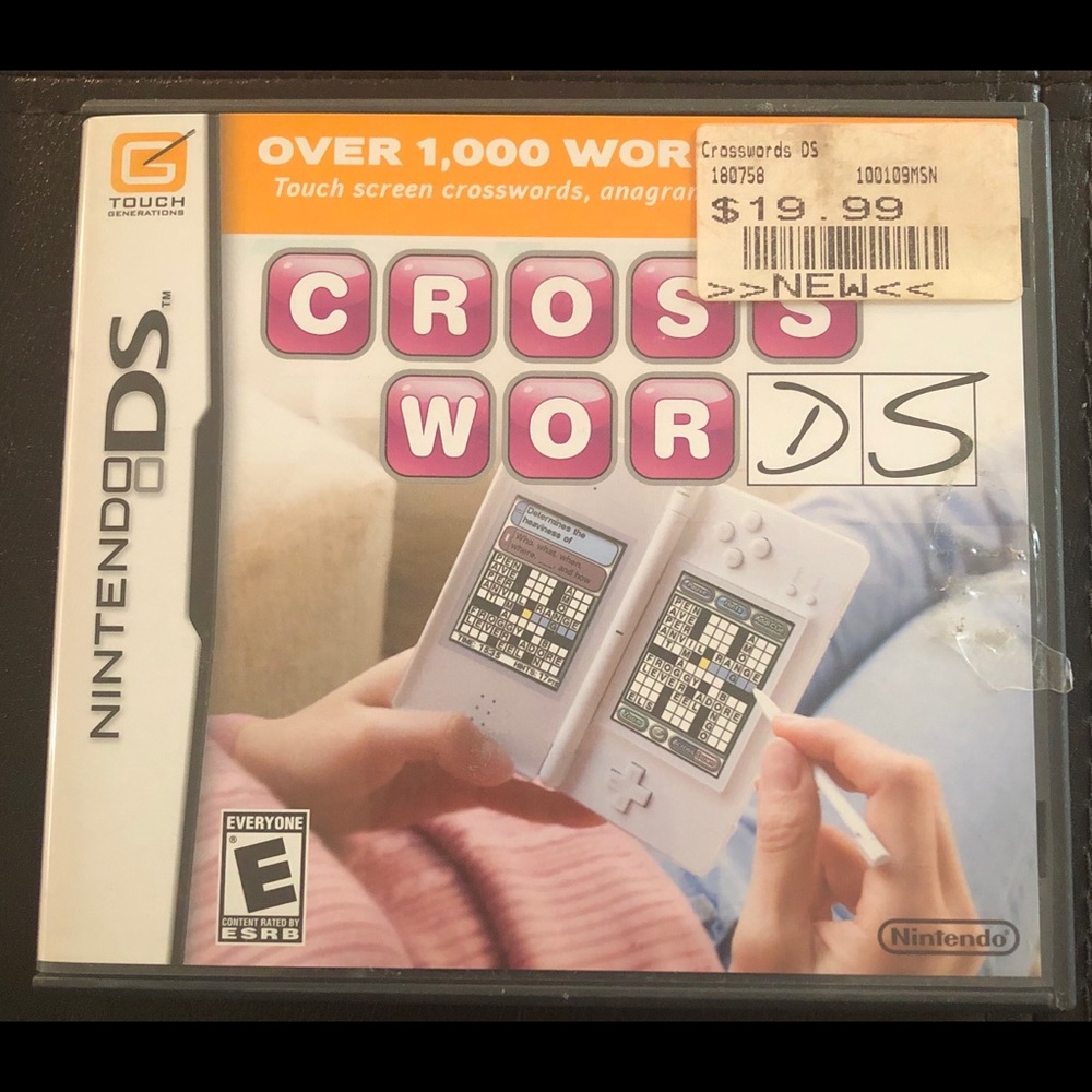 Nintendo DS game - Crosswords